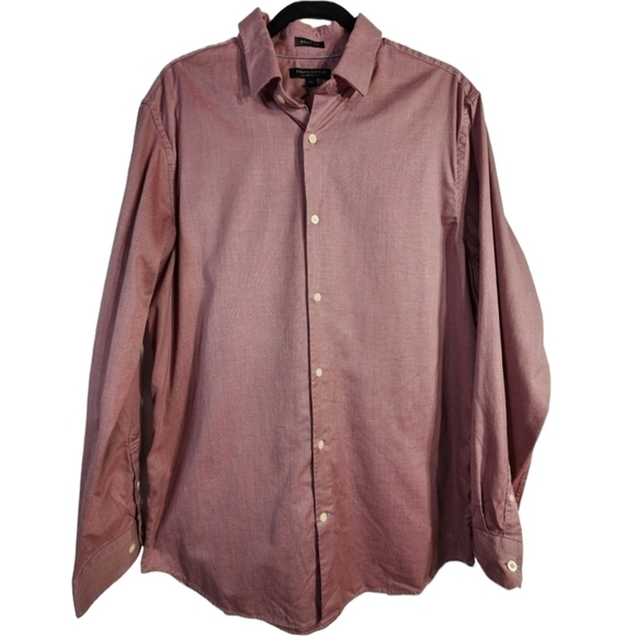 Banana Republic Grant Fit Button Down Shirt 120s Supima Cotton, Size XL - Picture 1 of 12